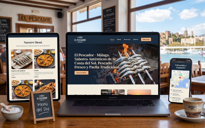 Diseño Web para Restaurantes en Costa del Sol: Packs desde 150€