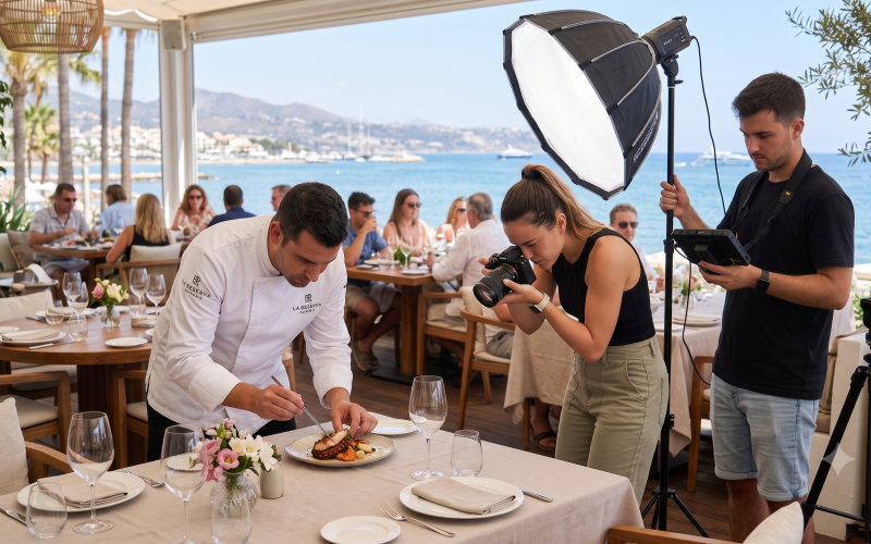 Fotografía y Vídeo Profesional para Restaurantes en Marbella