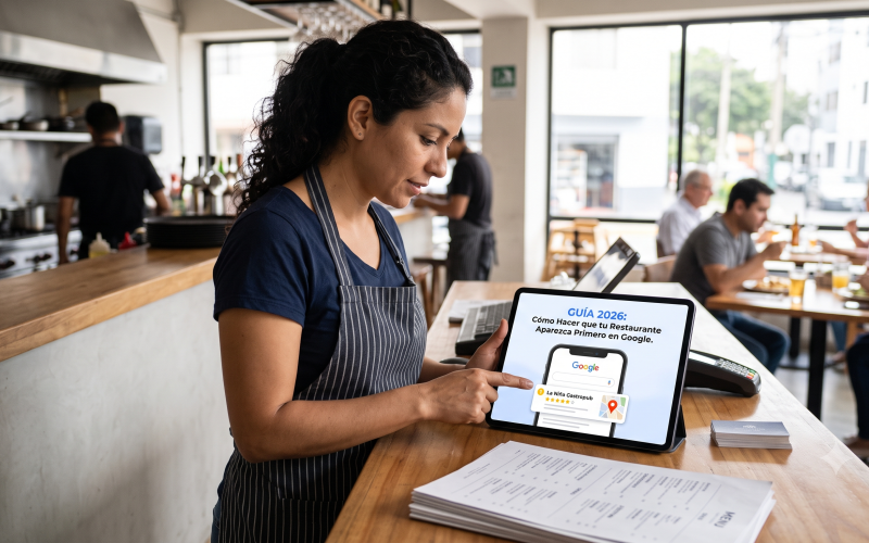Cómo Hacer que tu Restaurante Aparezca Primero en Google: Guía 2026